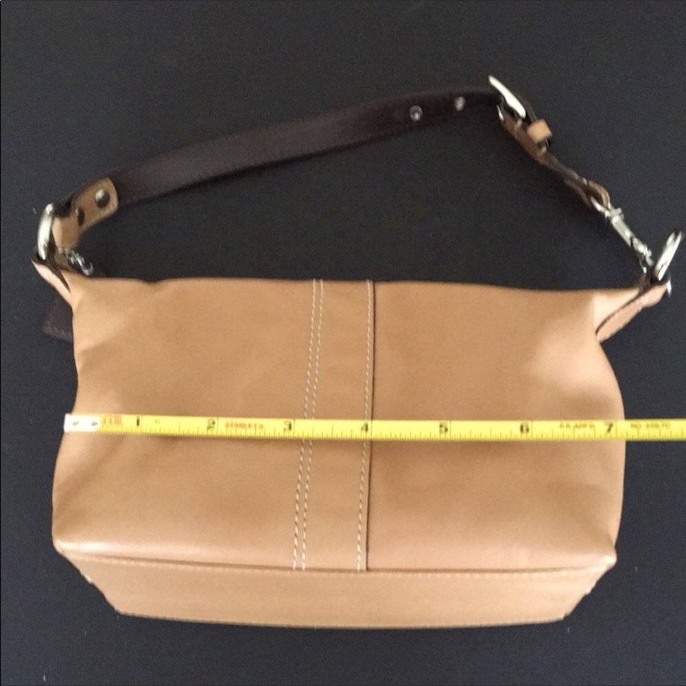 Coach Retired Leather Mini Bag With Matching Card Wallet